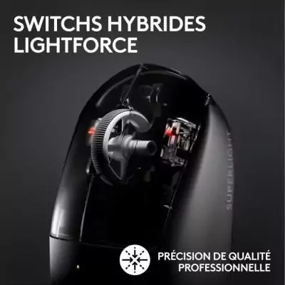 Souris gaming sans fil ultra légère - Logitech G PRO X SUPERLIGHT 2 Souris gaming sans fil ultra légère - Logitech G PRO X SUPERLIGHT 2