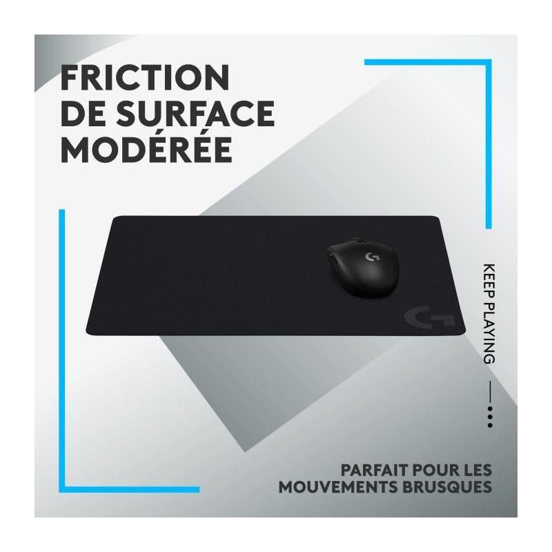 Tapis de souris gamer Logitech G240 - Noir