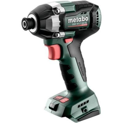 Visseuse à choc sans fil Metabo SSD 18 LT 200 BL - Puissance professionnelle