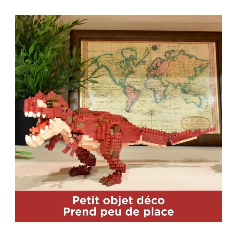 Figurine miniature deluxe Tyrannosaurus Rex - Nanoblock NBM-031