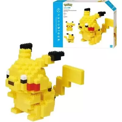 Figurine en briques - BANDAI NANOBLOCK Pokémon Pikachu Deluxe