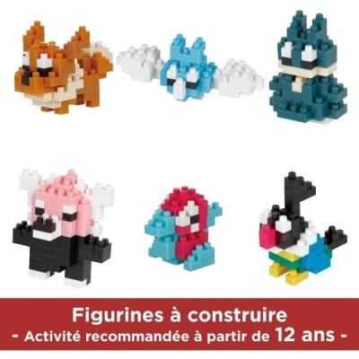 Coffret 6 figurines NANOBLOCK - Pack Pokémon Normal Coffret 6 figurines NANOBLOCK - Pack Pokémon Normal