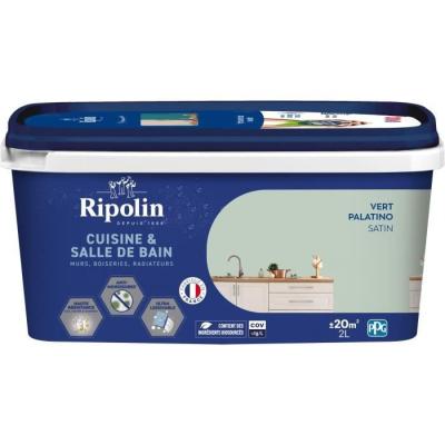 Peinture RIPOLIN Cuisine & Bain Vert Palatino - 2 L