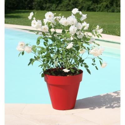 Pot de fleurs Soleilla Rouge - Ø 39,2 x 35,8 cm - Jardinière esthétique