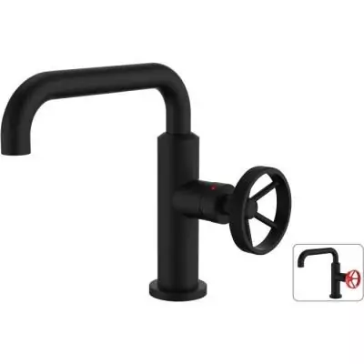 Mitigeur lavabo industriel ROUSSEAU - Design mobile - Noir Mitigeur lavabo industriel ROUSSEAU - Design mobile - Noir