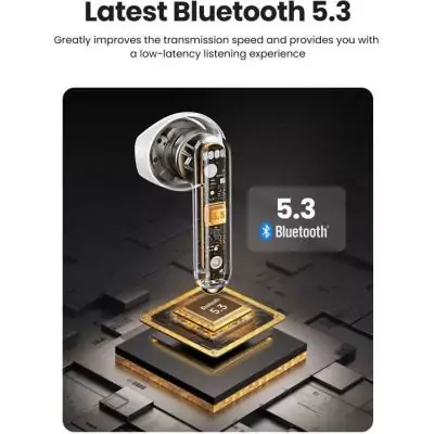 Écouteurs sans fil - UGREEN - Modele H5 - Bluetooth semi-intra - Blanc Écouteurs sans fil - UGREEN - Modele H5 - Bluetooth semi-intra - Blanc