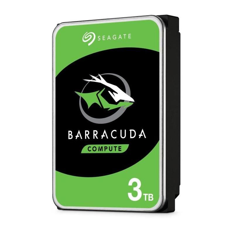 Disque dur Interne Seagate BarraCuda 3To - Performances rapides