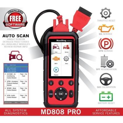 Diagnostic automobile puissant: AUTEL MaxiDiag MD808 Pro