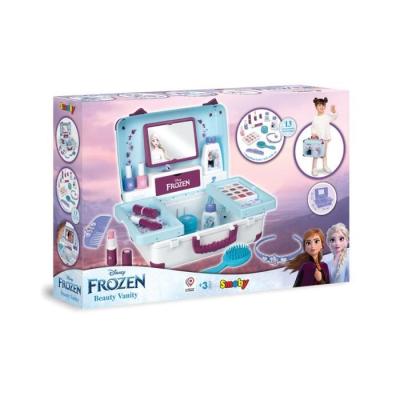 Valise beauté Reine des Neiges pour coiffure, onglerie et maquillage