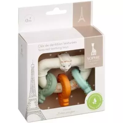 Clés de dentition texturées Sophie la Girafe - Soulagement naturel