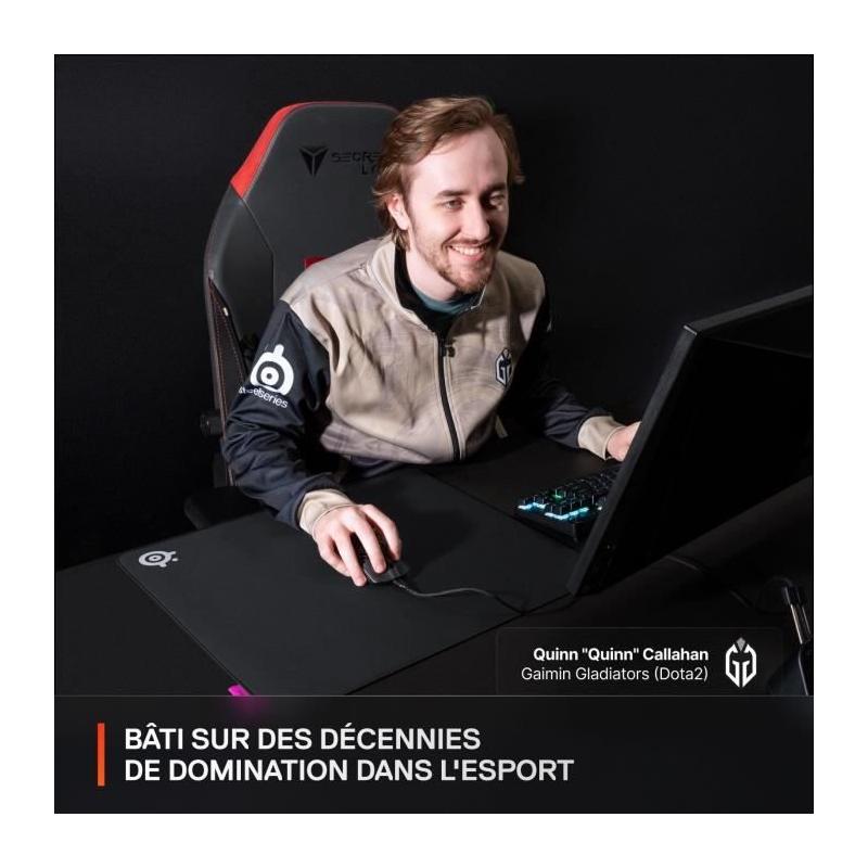 Tapis de souris gaming XL SteelSeries QcK Performance - Rapide