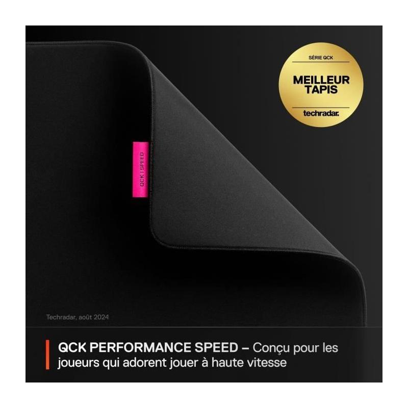 Tapis de souris gaming XL SteelSeries QcK Performance - Rapide