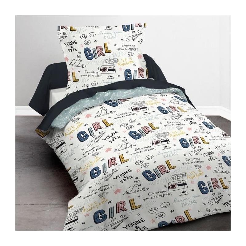 Parure de lit enfant 140x200cm - Polyester First 1.11