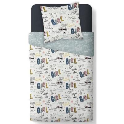 Parure de lit enfant 140x200cm - Polyester First 1.11