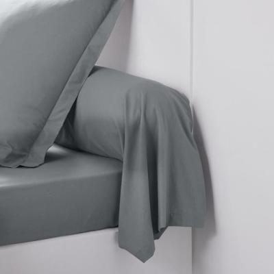 Taie de traversin TODAY Essential 45x185 cm 100% Coton uni - Acier