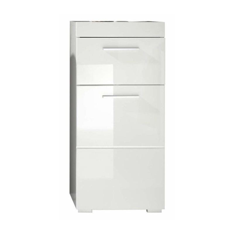 Meuble bas salle de bain blanc L - H - P : 37 - 79 - 31 cm