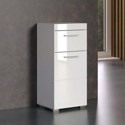 Meuble bas salle de bain blanc L - H - P : 37 - 79 - 31 cm