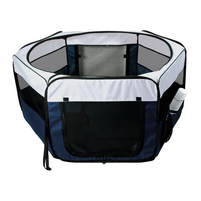 Enclos avec filet/base - TRIXIE - ø 150 × 65 cm - Turquoise / Gris clair