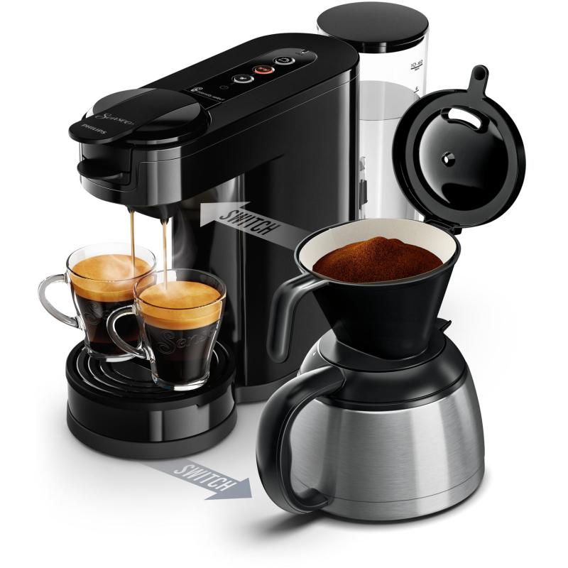 Senseo Switch HD6592 65 Machine à café à dosettes et filtre