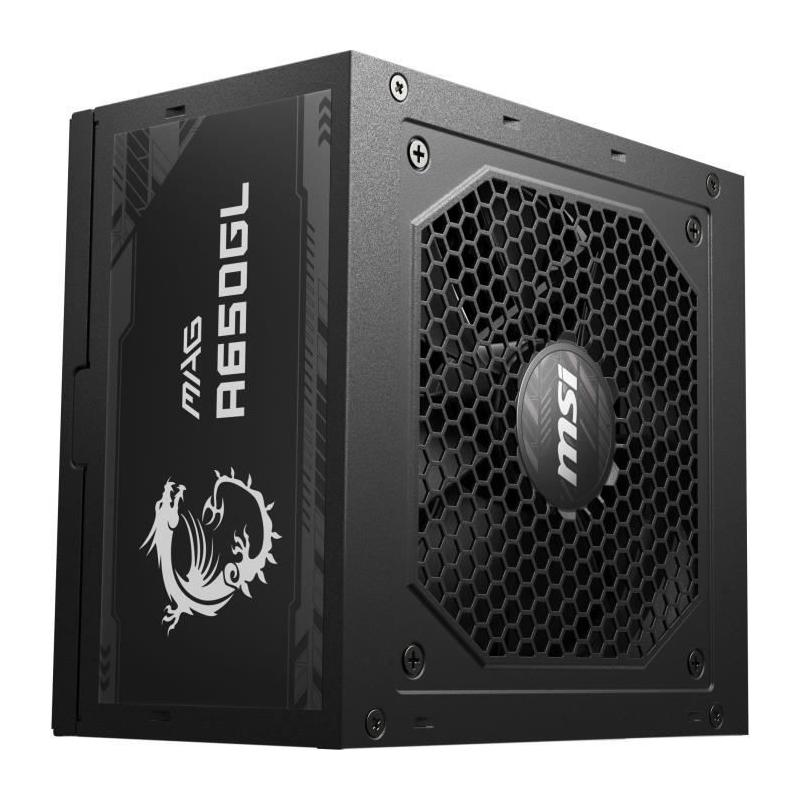 Alimentation PC MSI MAG A650GL - 650W 80+ Gold Modulaire