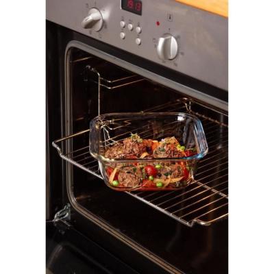 Boîte carrée avec couvercle Pyrex 16 cm - 800 ml - Cook & Go - Verre borosilicate