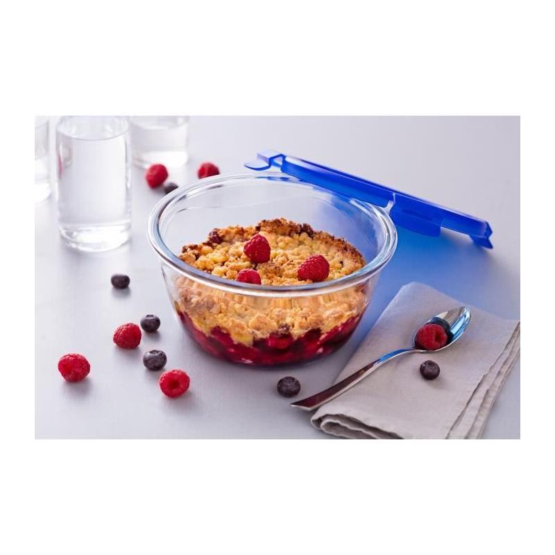 Boîte ronde avec couvercle Pyrex Cook & Go 20 cm - 1,6 L