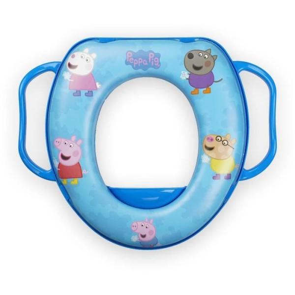 Réducteur WC - THERMOBABY - Confort avec poignées - Peppa Pig