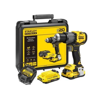 Perceuse visseuse à percussion STANLEY SFMCD725D2K-QW - 80 Nm - 18V