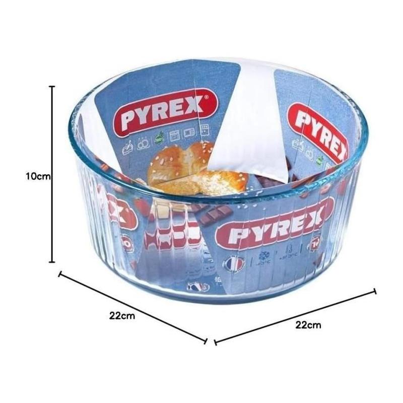 Moule à soufflé Pyrex en verre borosilicate - 21 cm