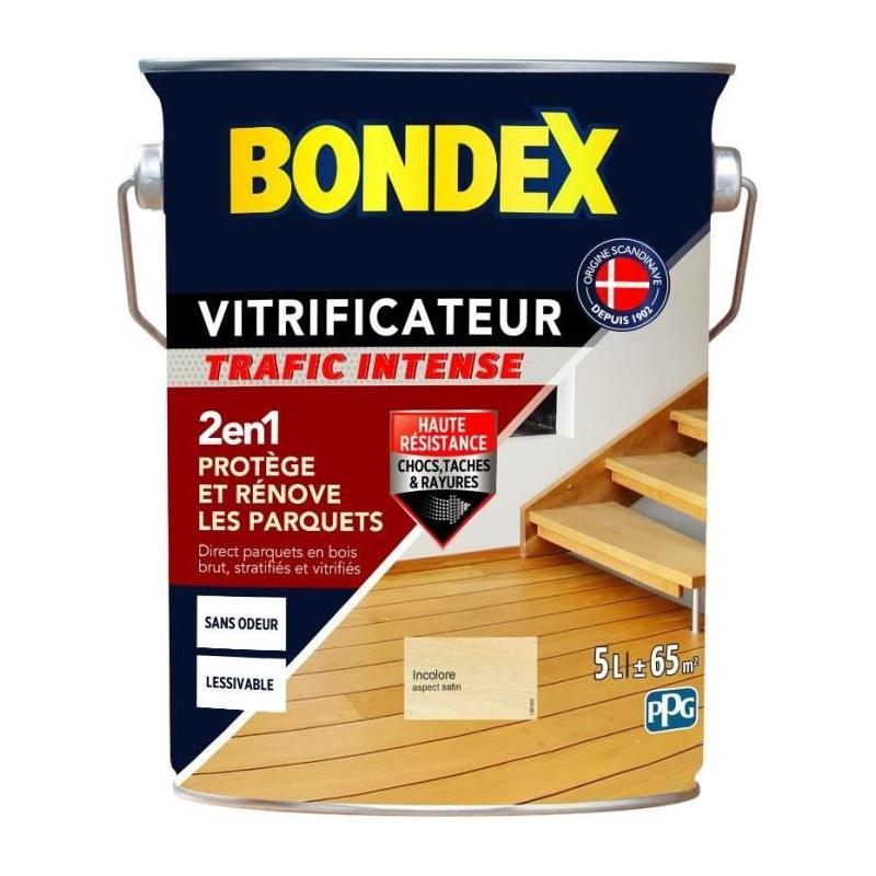 Vitrificateur trafic intense 5 L BONDEX - Incolore satin