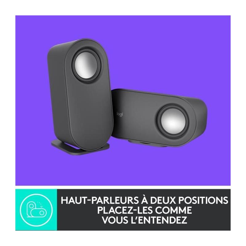Enceinte PC Logitech Z407: Haut-parleurs Bluetooth puissants