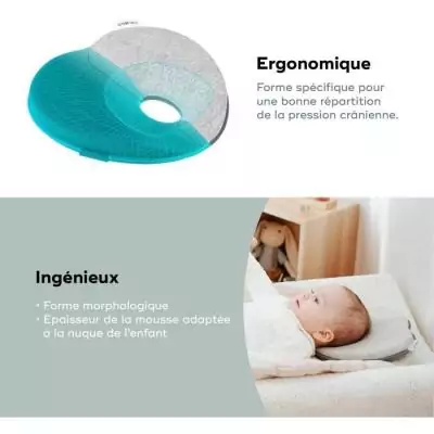 Support de tête bébé Lovenest Original: douceur certifiée bio pour des nuits paisibles
