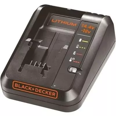 Chargeur BLACK+DECKER pour batteries Lithium 14,4V et 18V