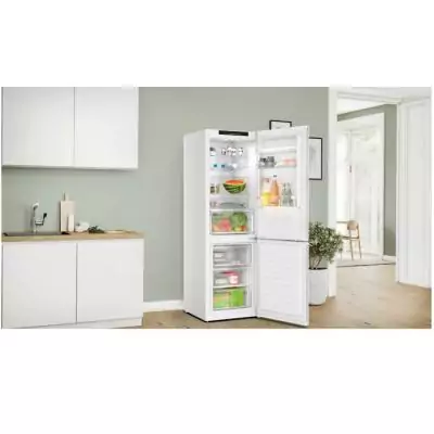 Bosch Serie 4 KGN362WDF réfrigérateur-congélateur Pose libre 321 L D Blanc
