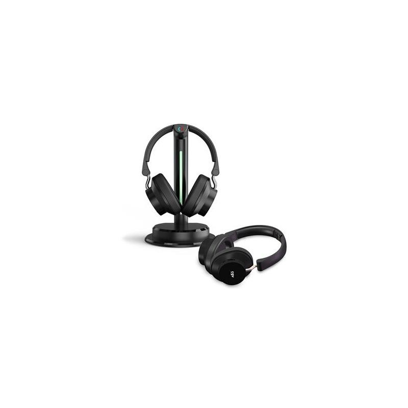 Casque TV CGV Prelude 3 Duo Noir - Son immersif et confort optimal.