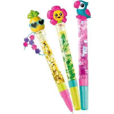 Clementoni - Mini atelier Stylos Tropical - 3 stylos à créer