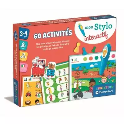 Stylo interactif éducatif Clementoni: 60 activités lumineuses et sonores!