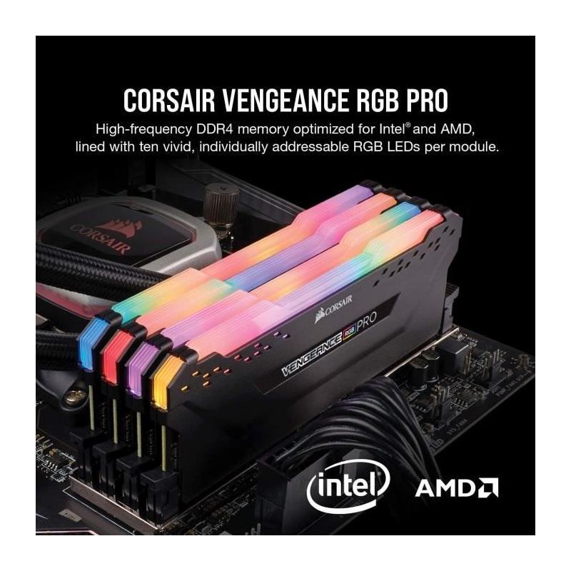 Mémoire RAM CORSAIR Vengeance RGB Pro DDR4 32GB 3200 MHz