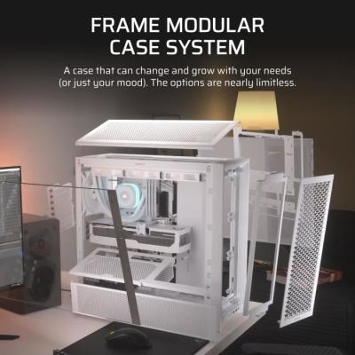 Boîtier PC CORSAIR FRAME 4000D Blanc - Moyen-tour