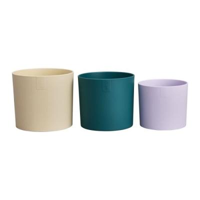 Pot de fleur Elho Lex Pott - Set 14 - Blanc Vert Violet - Intérieur - 100% recyclé