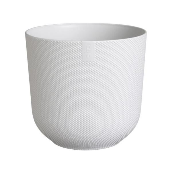Pot de fleur - Elho - Jazz Rond - Blanc - Ø 26 x H 24 cm - Intérieur - 100% recyclé
