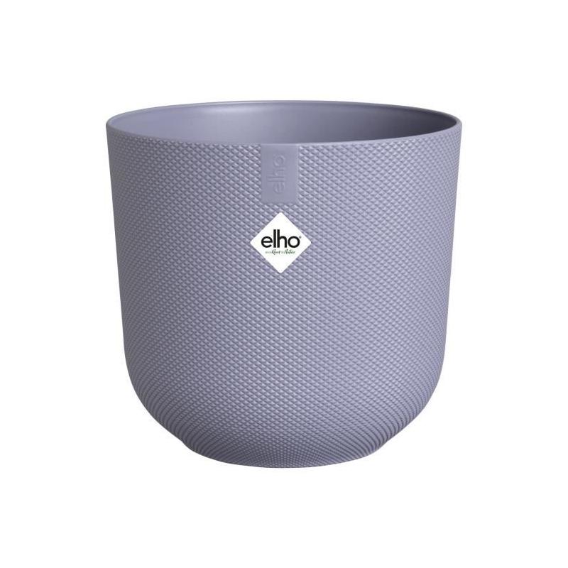 Pot de fleur Elho Jazz Rond Violet 100% recyclé - L 30 x B 29.5 x H 27 cm