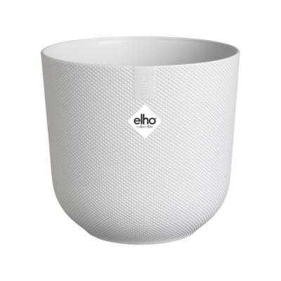 Pot de fleur Elho Jazz Rond Blanc 100% recyclé - L 35 x B 34.5 x H 32 cm