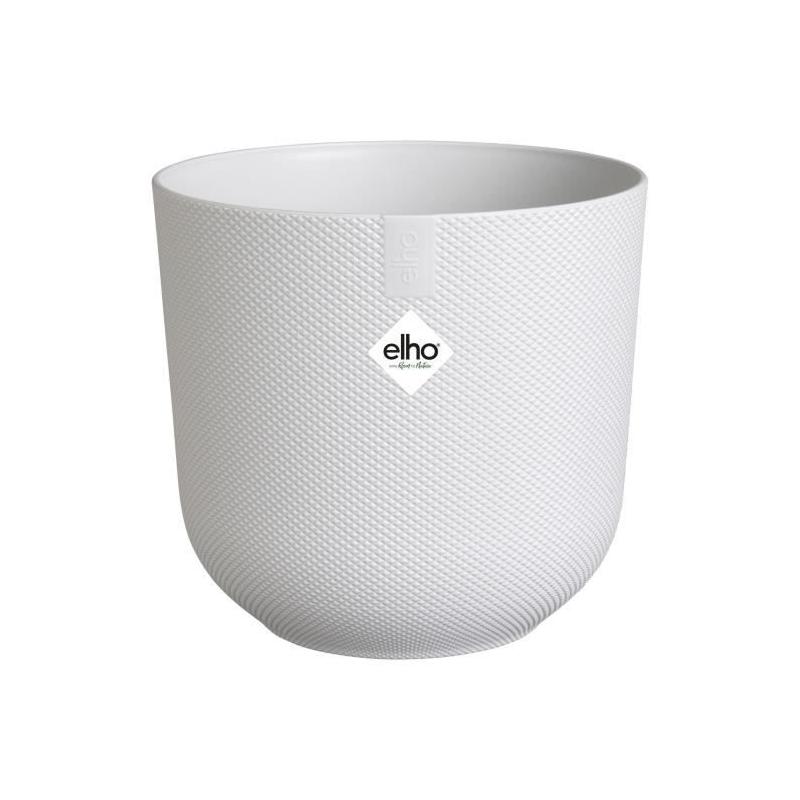 Pot de fleur Elho Jazz Rond Blanc 100% recyclé - L 35 x B 34.5 x H 32 cm
