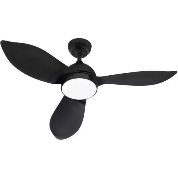 CORSICA Noir- Ventilateur de plafond Ø116cm 70W + éclairage LED