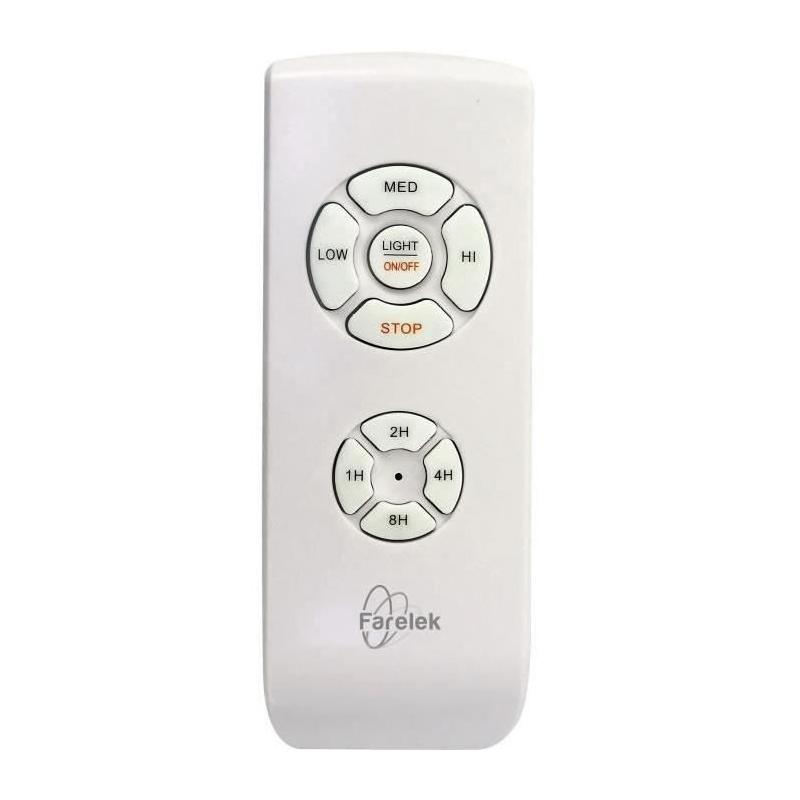 Ventilateur de plafond CORSICA Noir LED - Ø116cm 70W
