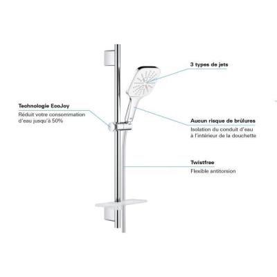 Ensemble douche 3 jets avec barre - GROHE