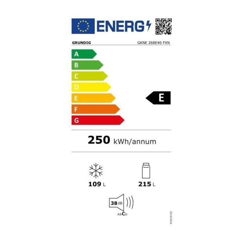 Réfrigérateur combiné GRUNDIG GR5500: Élégance et Performance