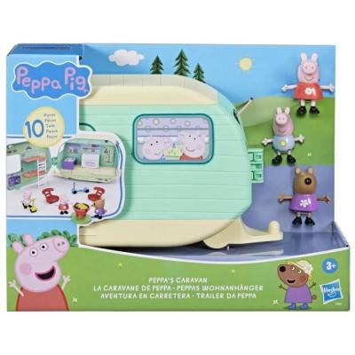 Figurines Peppa Pig: La caravane de Peppa avec personnages et accessoires