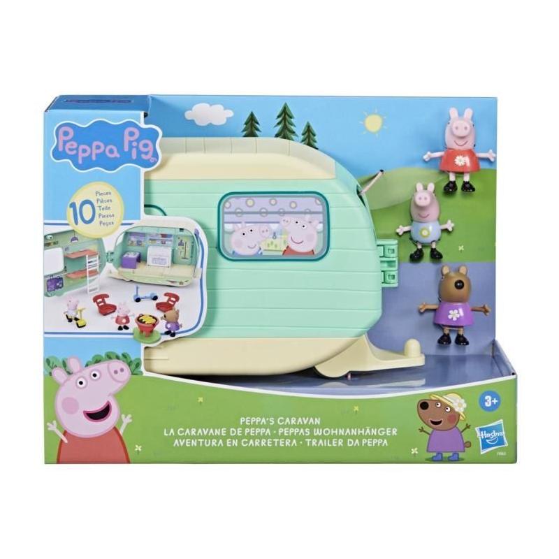 Figurines Peppa Pig: La caravane de Peppa avec personnages et accessoires